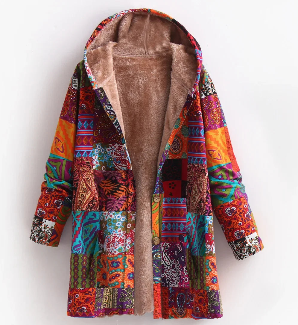R&B | Fleece-Jacke für Damen mit Kapuze