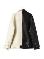R&B | Colour Block Lederjacke Für Damen