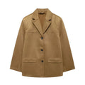 R&B | Retro Braune Damenjacke