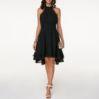 R&B | Stilvolle Halter A-Linien Kleid