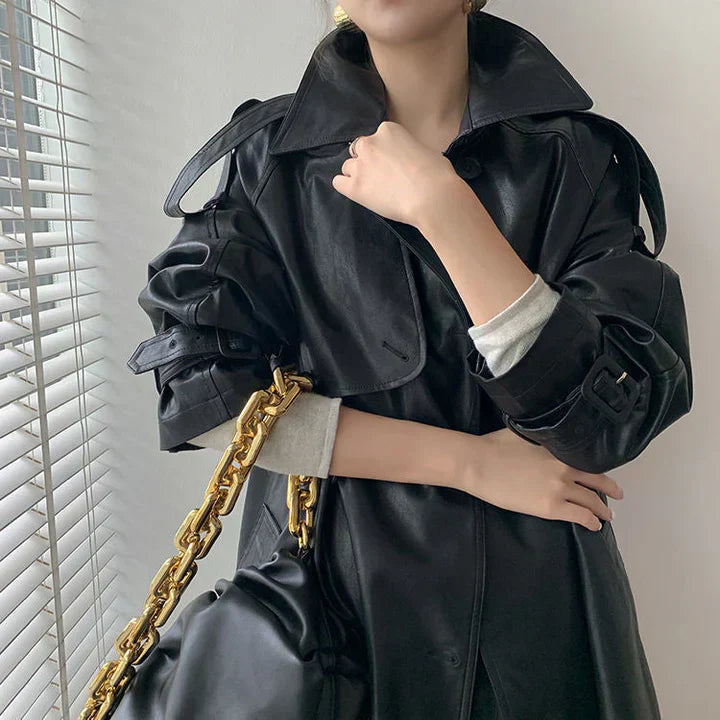 R&B | Trenchcoat - stilvolle lange Damenjacke