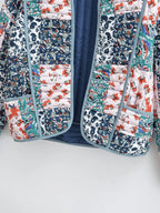 R&B | Wintermantel mit Blumenmuster