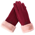 R&B | Schicke und Stilvolle Winter Furry Handschuhe für Frauen