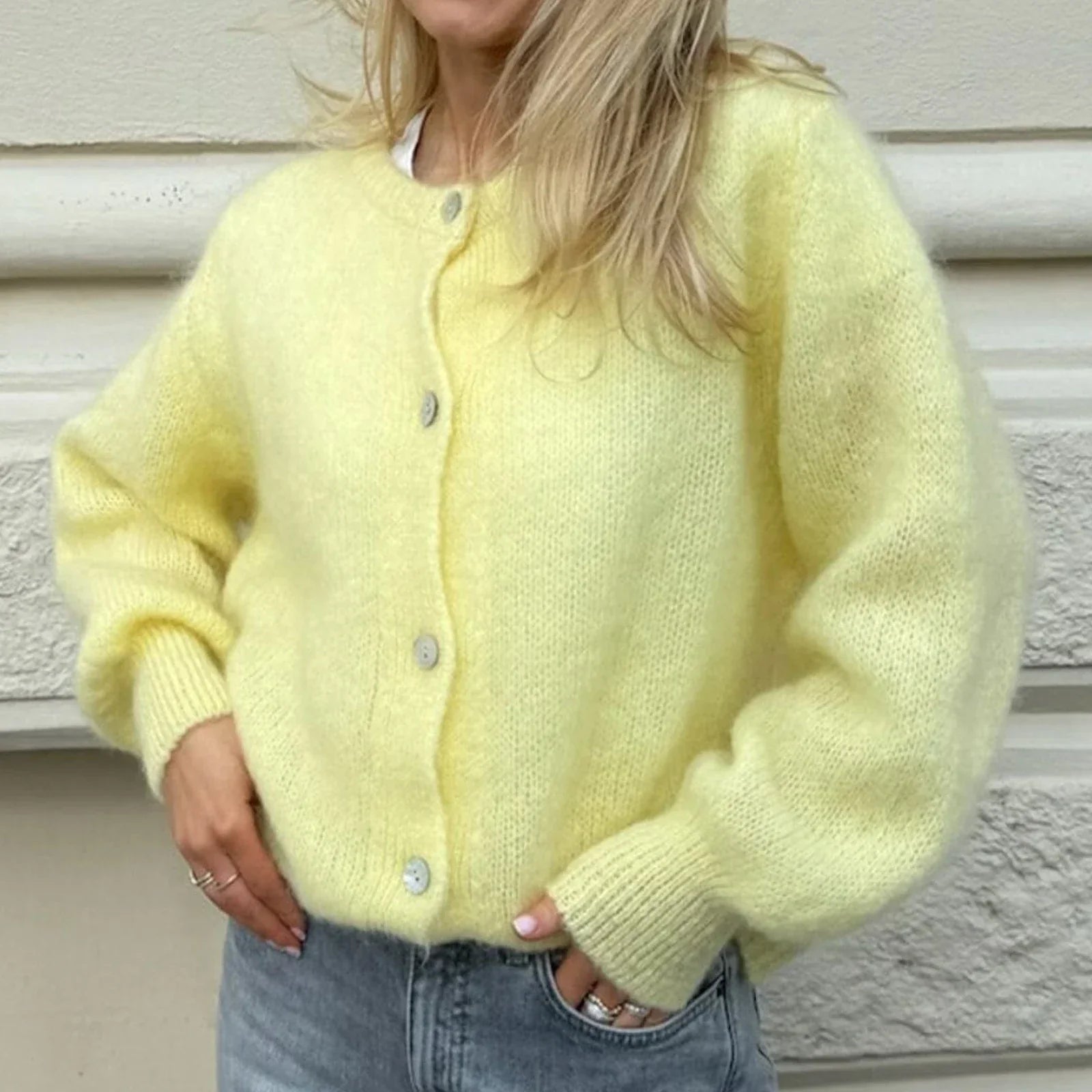 R&B | Langarm Strickcardigan