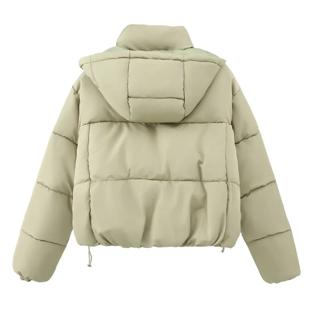 R&B | Lässige Kurze Kapuzenjacke