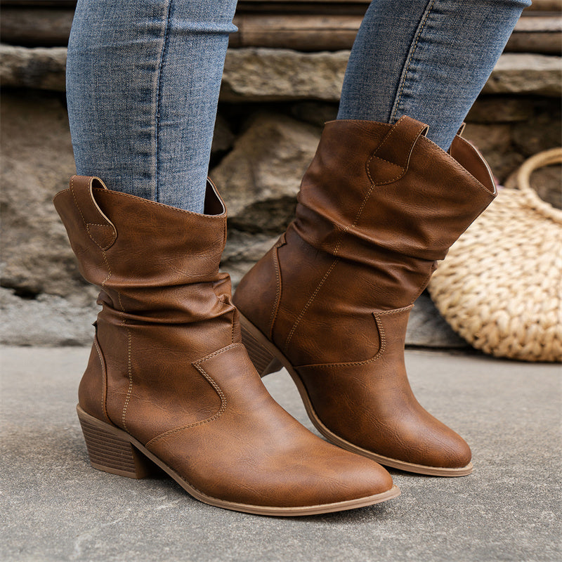 R&B | Pu Lederstiefel für Damen