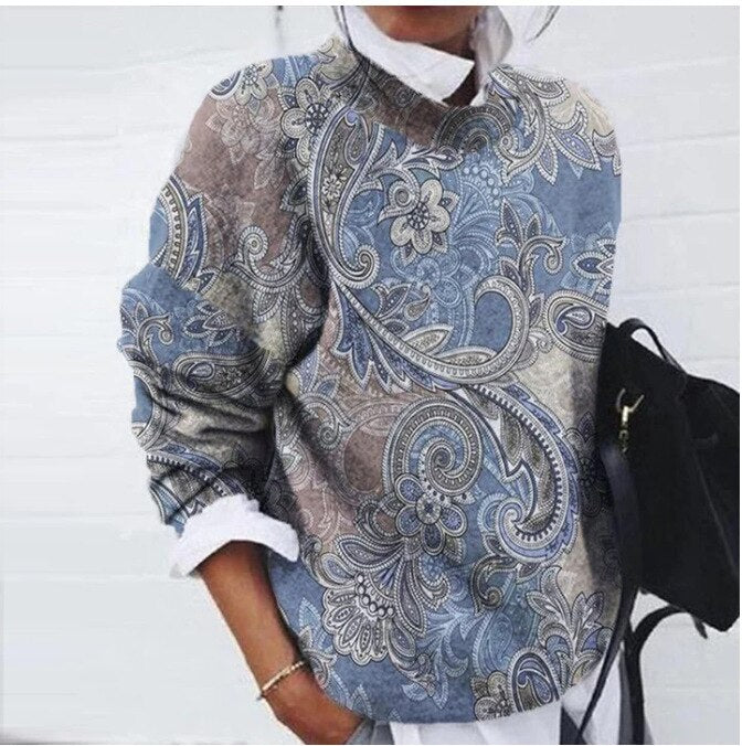R&B | Modischer Floral Pullover