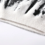 R&B | Abstrakte Strickjacke Weich und Trendy Perfekt für Den AlltagsgR&Brauch