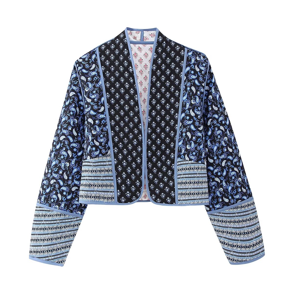 R&B | Damenjacke mit Blumenmuster