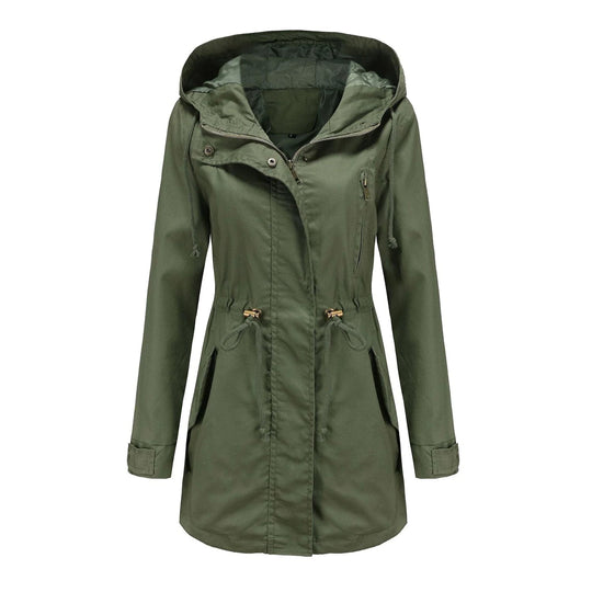 R&B | Damen Elegante Wasserdichte Regenjacke Für Outdoor Aktivitäten