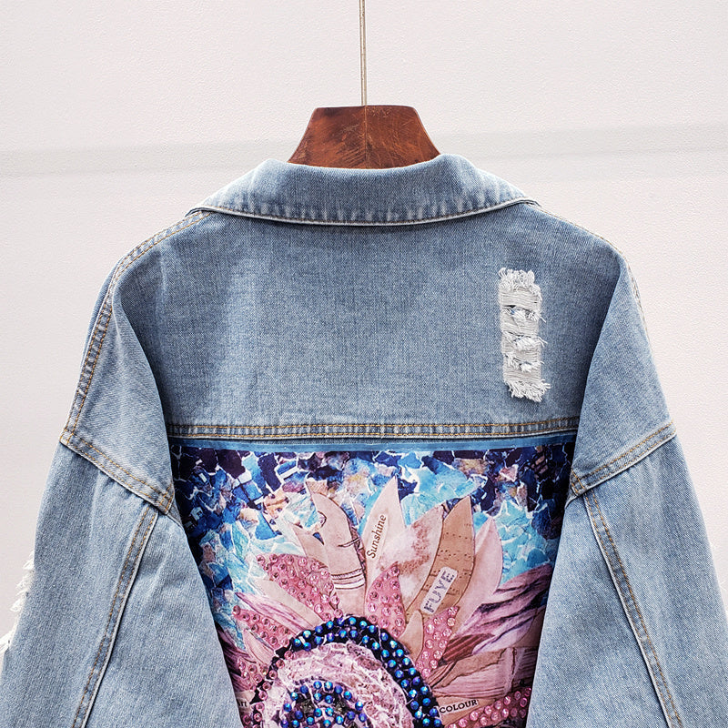 R&B | Oversized Damen Denimjacke