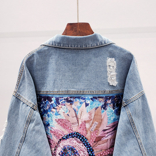 R&B | Oversized Damen Denimjacke