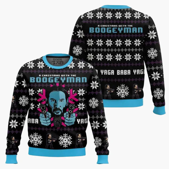 R&B | Hässlicher Weihnachtspullover - Lustiger "Wick-Mas" Pullover für Fans, Weihnachten, Party
