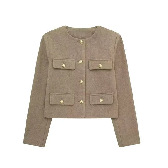 R&B | Kurz geschnittene Damenwolljacke