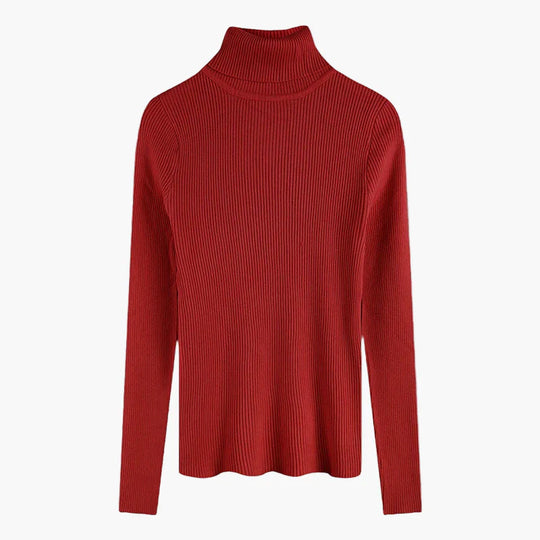 R&B | Rollkragenpullover Gerippt Basic Langarm - Vielseitiger Herbst & Winter Look