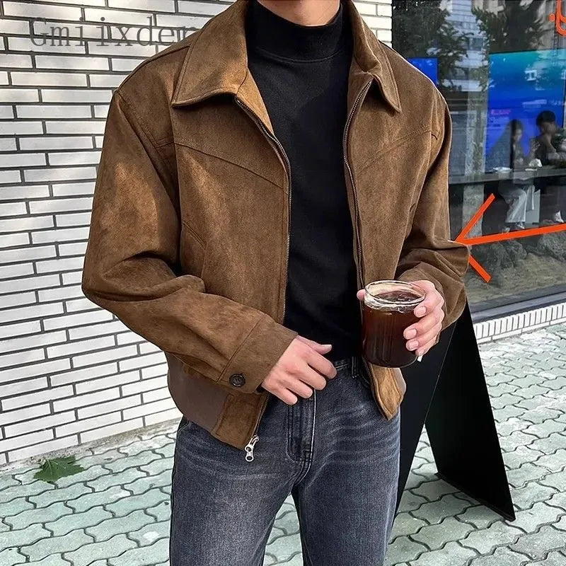 R&B | Stilvolle Vintage Casualherbstjacke für Herren
