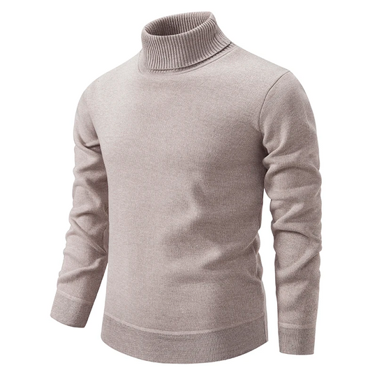 R&B | Weicherer & Bequemer Herrenrollenkragenpullover aus Baumwolle