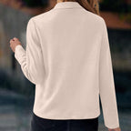R&B | Elegante Wasserfalljacke mit Reißverschlussdetails
