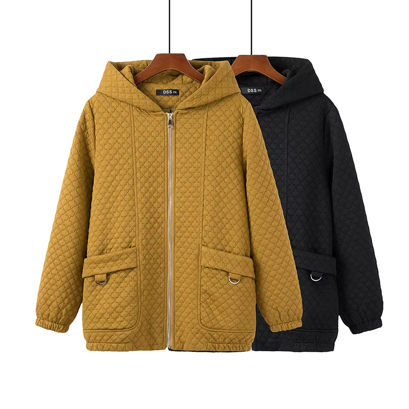 R&B | Gepolsterte Steppjacke mit Kapuze