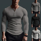 Slim-Fit-Henley-Hemd