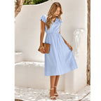R&B | Midikleid Schick Elegant Hochwertige Materialien