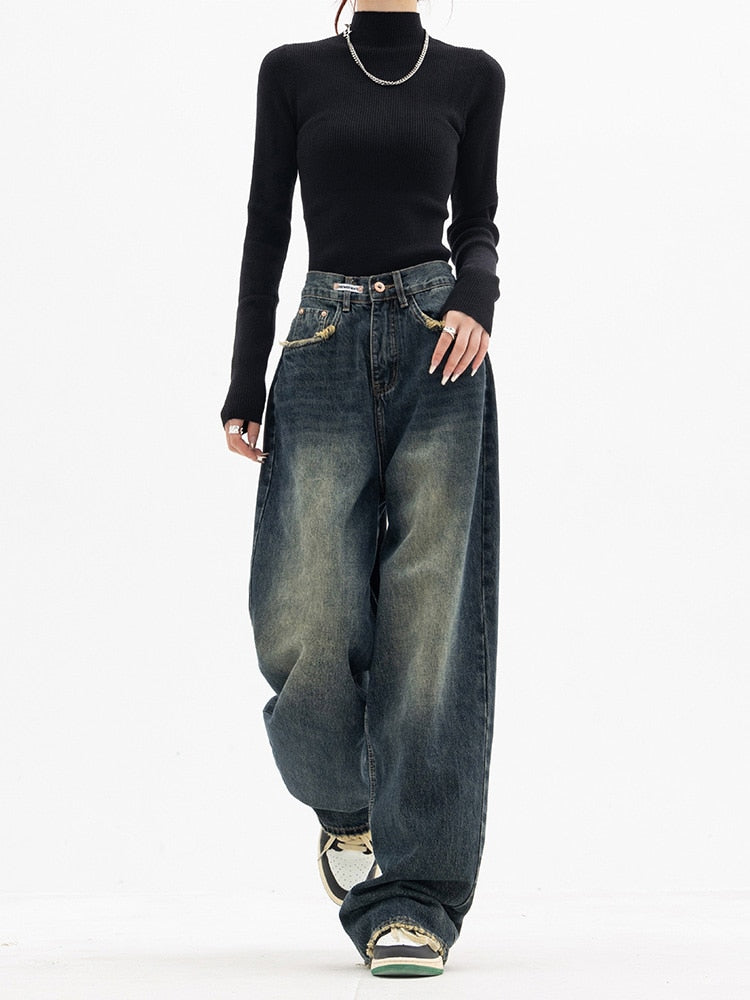 R&B | Damen Vintage Baggy Jeans