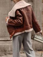 R&B | Kunstlederjacke mit Edler Optik