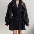 R&B | Damen Trenchcoat mit Gürtel Langarm