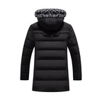 R&B | Herren Winter Lange Parka - Flauschiger Besatz Kapuzen Design