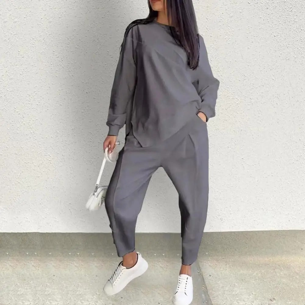 R&B | Trendiges Damen Satz mit Sweatshirt Optik