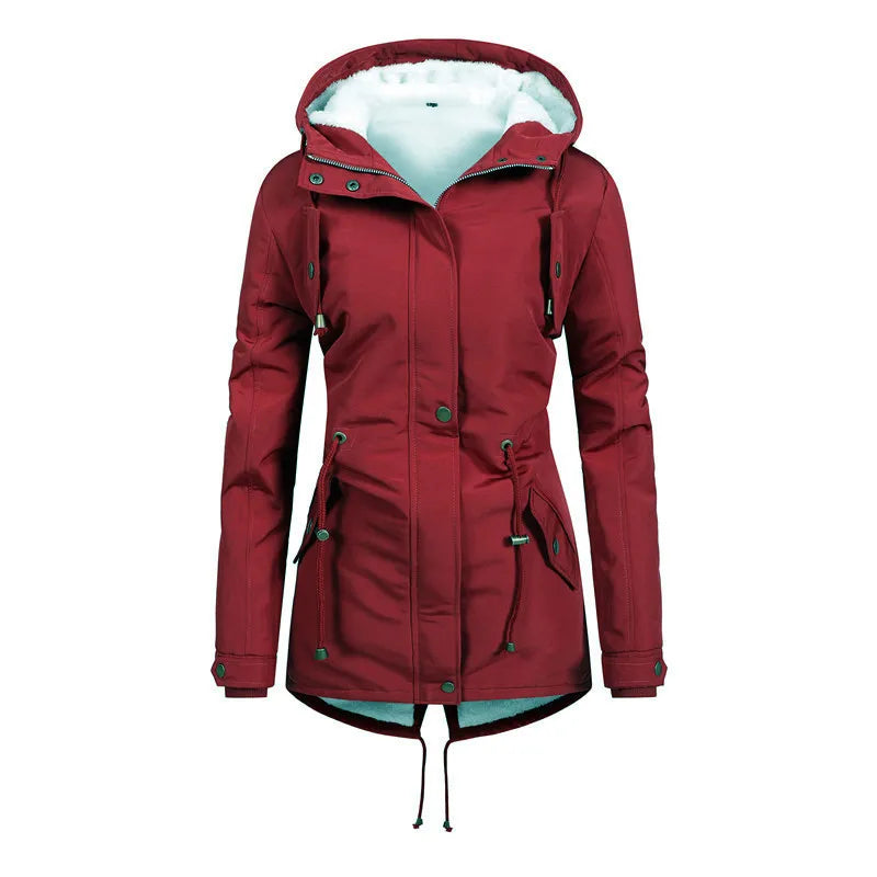 R&B | Winddichte Mittellange Kapuzenjacke