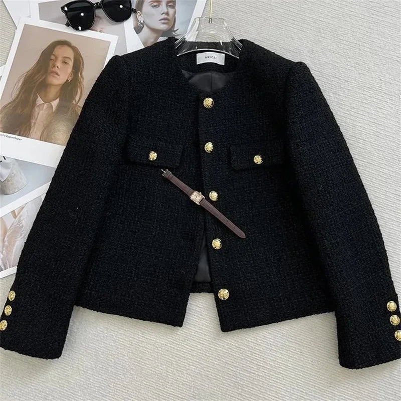 R&B | Tweed-Blazer Herbst-Oberbekleidung