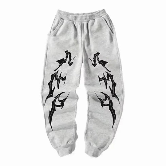 R&B | Weinlese Ketten Print Sweatpants