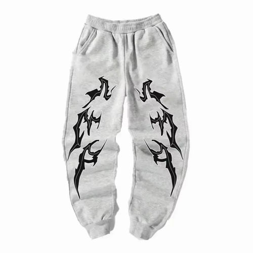 R&B | Weinlese Ketten Print Sweatpants