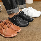 R&B | Minimalistische Leder Barfußlaufschuhe