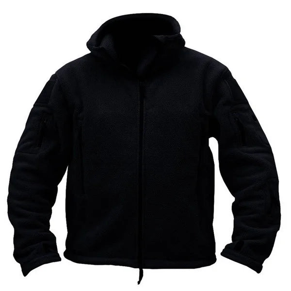 R&B | Taktische Fleecejacke mit Kapuze Polyester Wärme und Funktionalität
