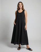 R&B | Vintage Ärmelloses Plus Size Kleid