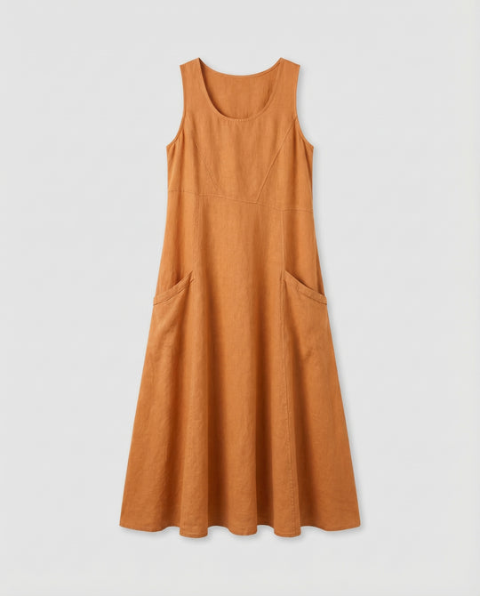 R&B | Vintage Ärmelloses Plus Size Kleid