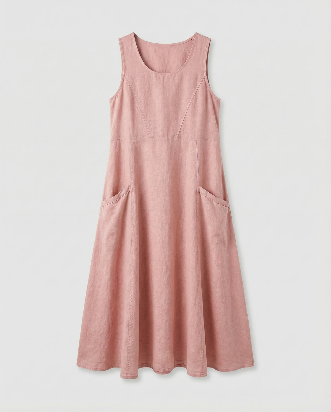 R&B | Vintage Ärmelloses Plus Size Kleid