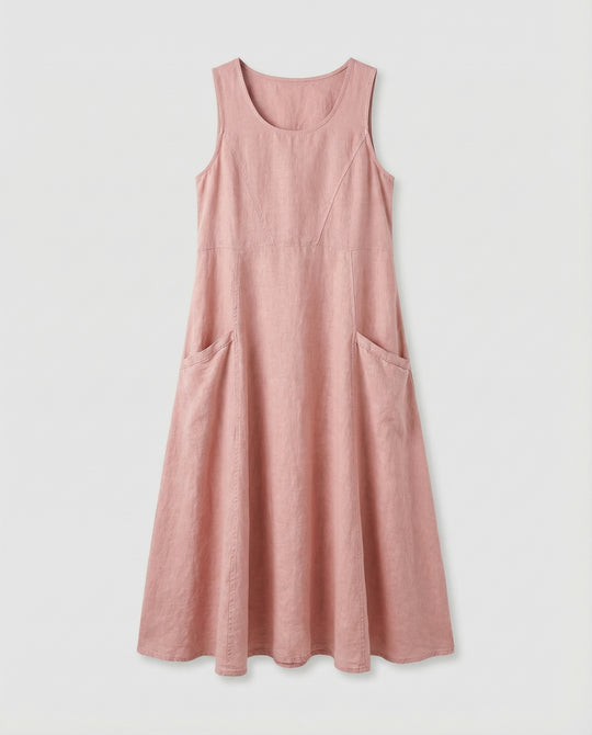 R&B | Vintage Ärmelloses Plus Size Kleid