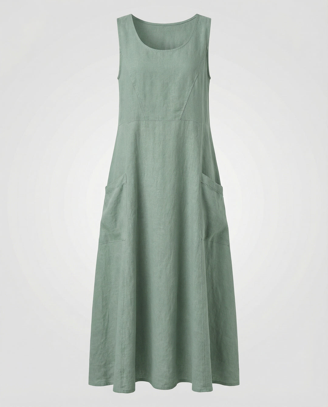R&B | Vintage Ärmelloses Plus Size Kleid