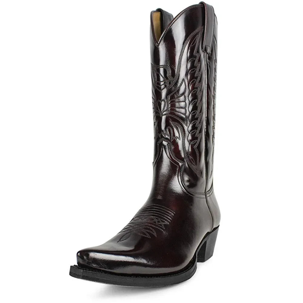 Klassische bestickte Cowboystiefel für zeitlosen Stil R&B
