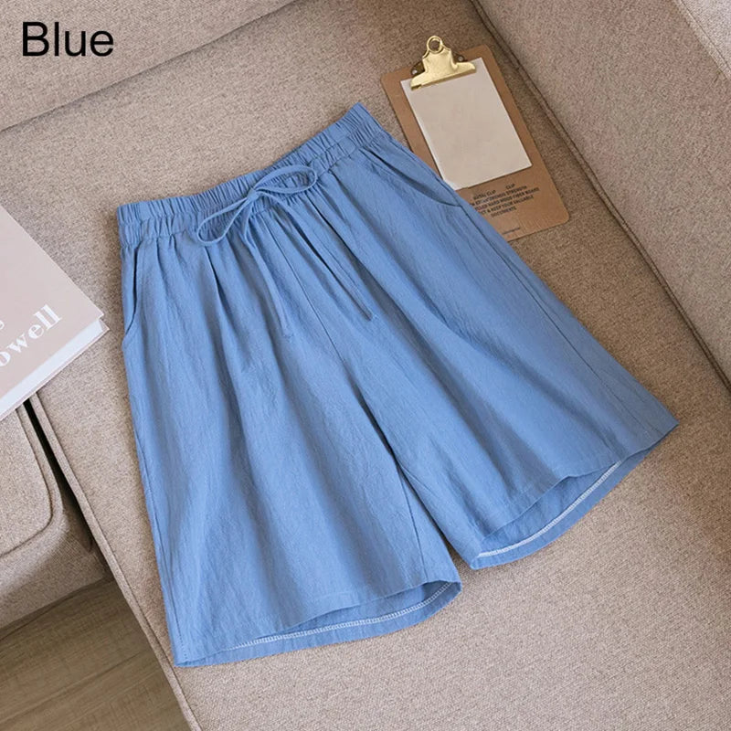 R&B | Baumwoll-Knie-Lange Shorts