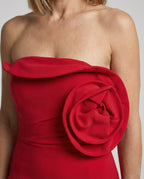 Damen Abendkleid kurz schulterfrei