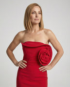 Damen Abendkleid kurz schulterfrei