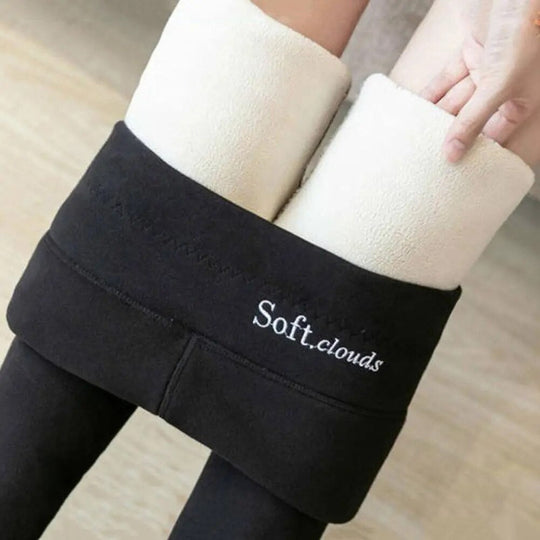 R&B | Damen Winterhose Fleece - Warme Leggings mit Formungseffekt