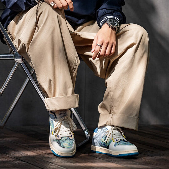 R&B | Gogh Starry Night Inspirierte Sneakers