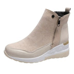 R&B | Winter Wedge Schneestiefel mit Dicker Sohle Aus Baumwolle