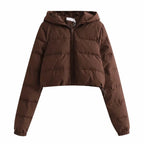 R&B | Herbst Winter Lässige Fleece Doppelt Gearbeitete Daunenjacke mit Revers
