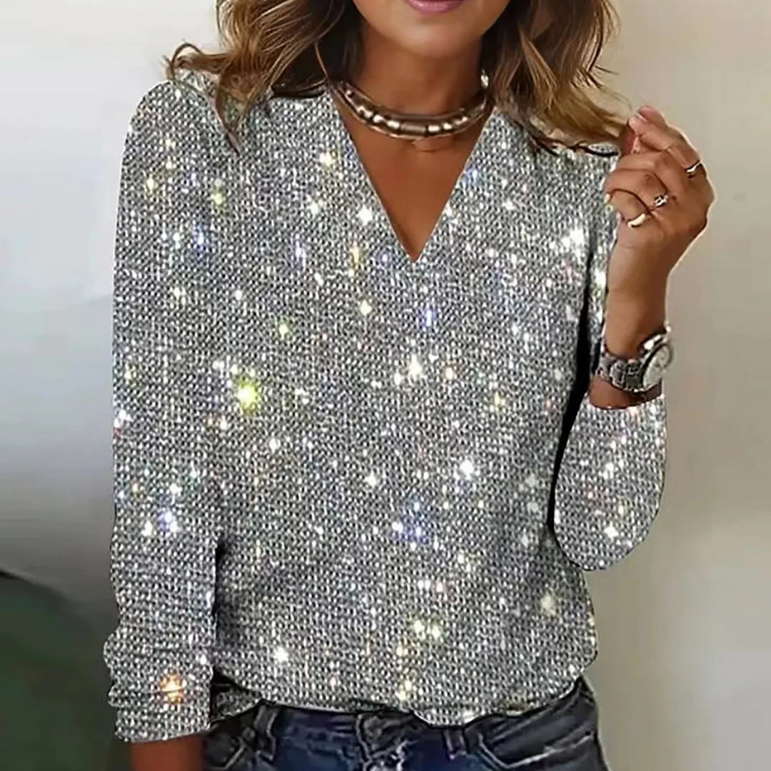R&B | Glimmer Bluse Glänzend und Elegant Stilvoll